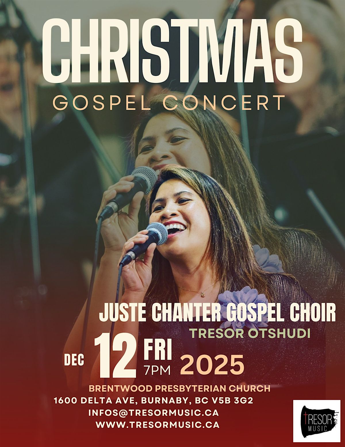 Juste Chanter Gospel Choir \u2013 Christmas Gospel Concert