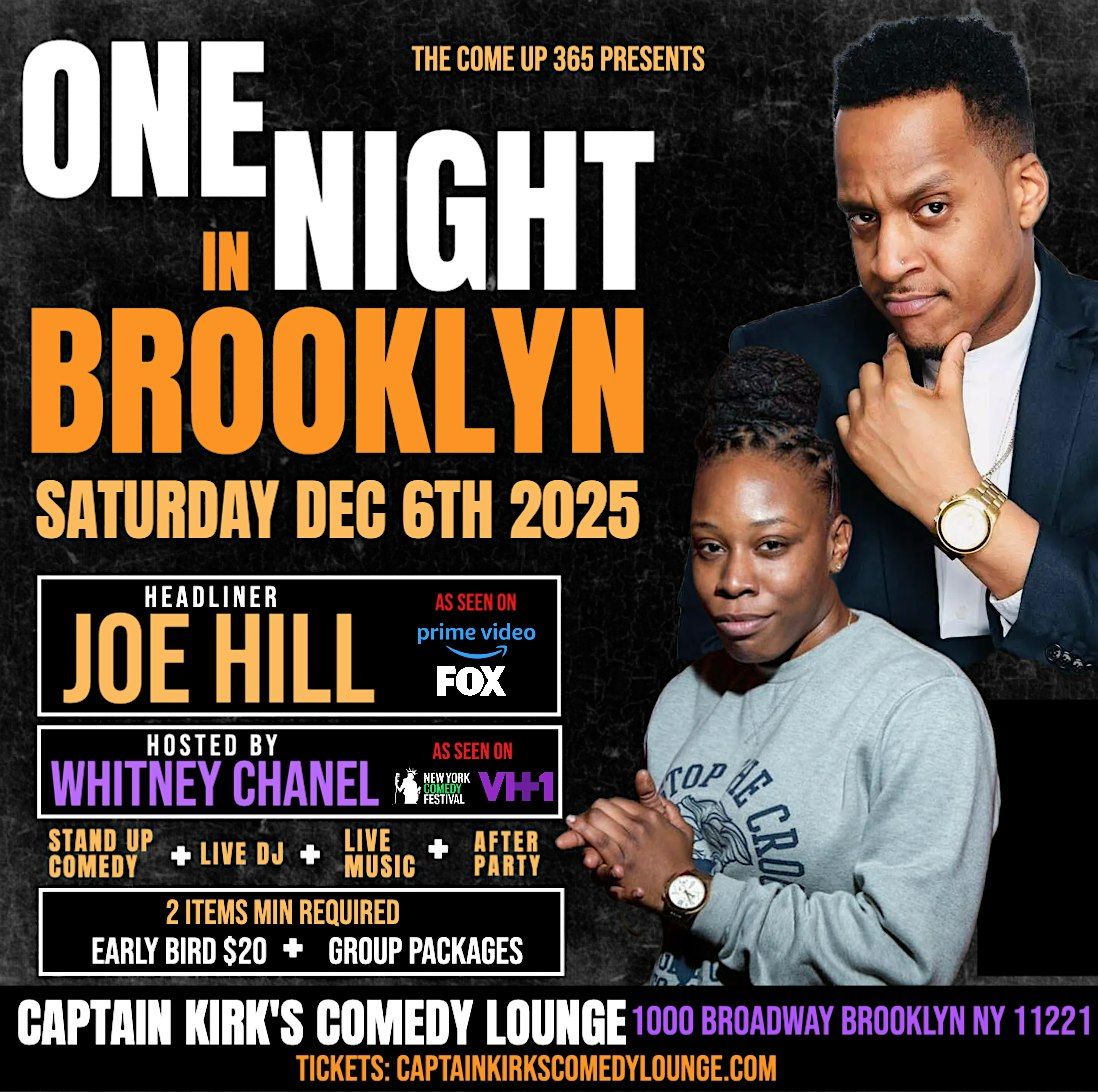 ONE NIGHT IN BROOKLYN: JOE HILL HEADLINES
