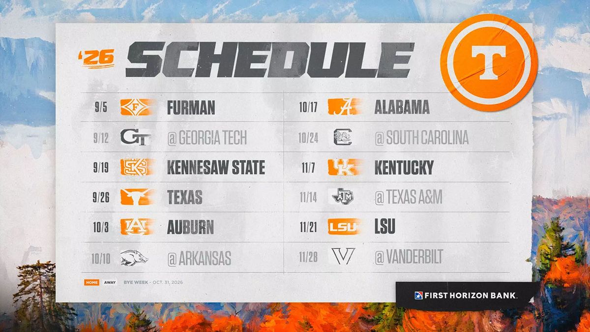 2026 Tennessee Vols Football Season Tickets at Neyland Stadium