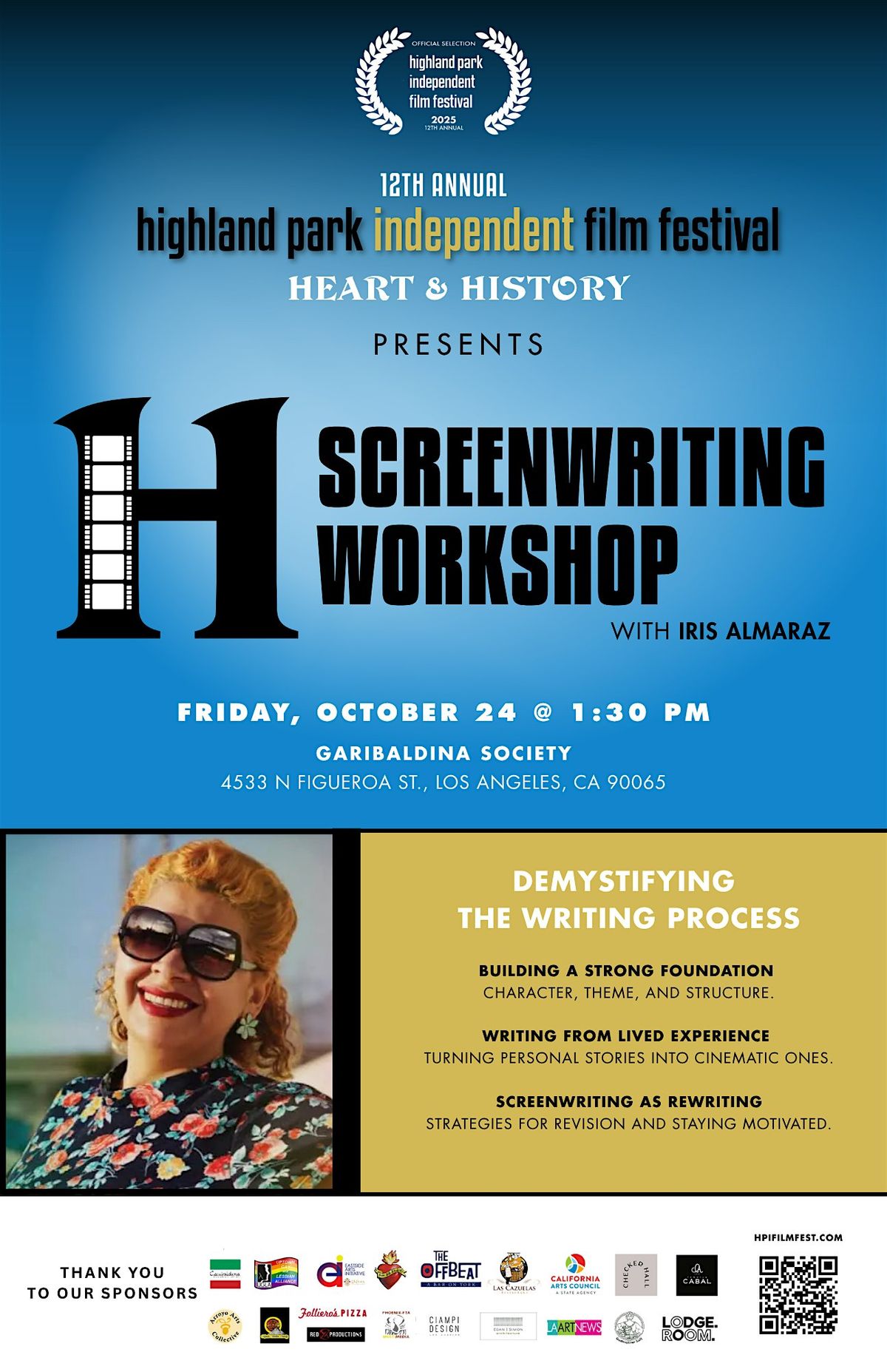 Screenwriting Workshop Luncheon with Iris Almaraz