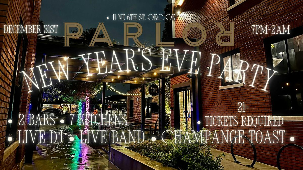 2025 NEW YEARS EVE PARTY at Parlor