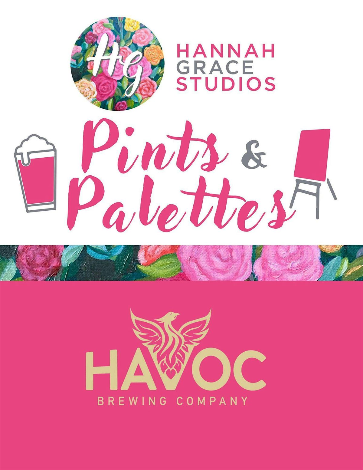 Pints & Palettes at Havoc Brewing Co.