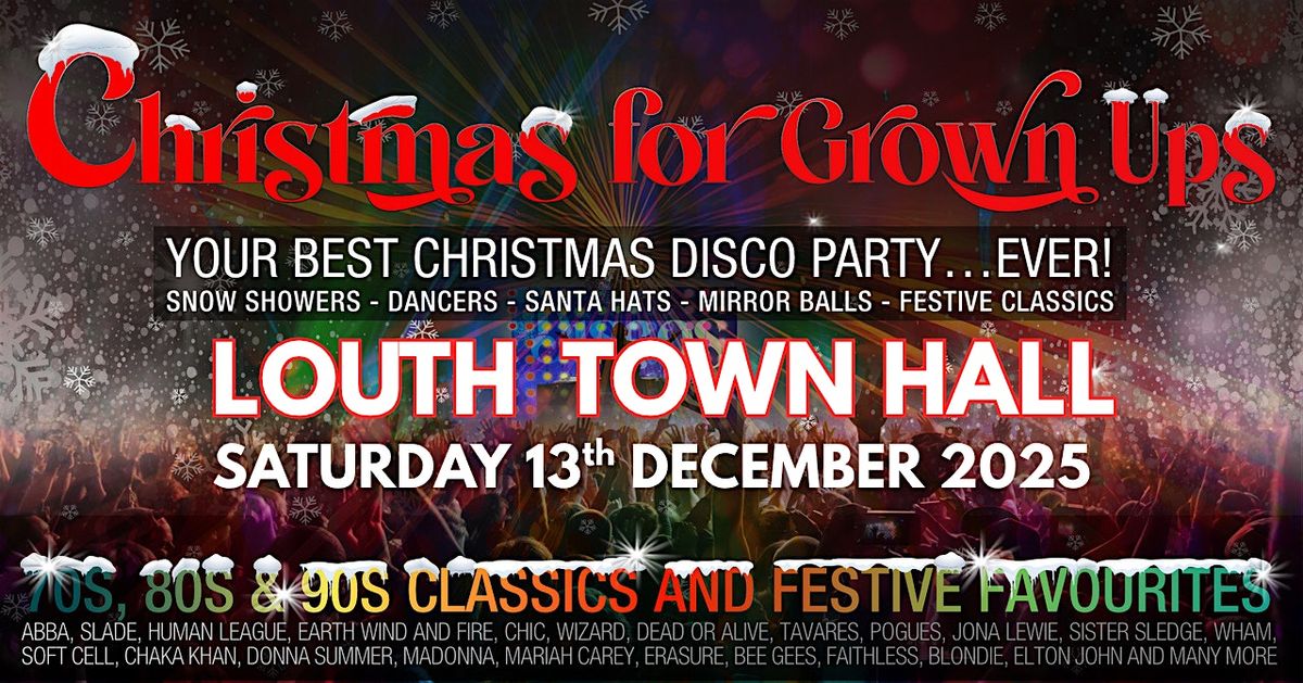LOUTH - CHRISTMAS DISCOS FOR GROWN UPS  party