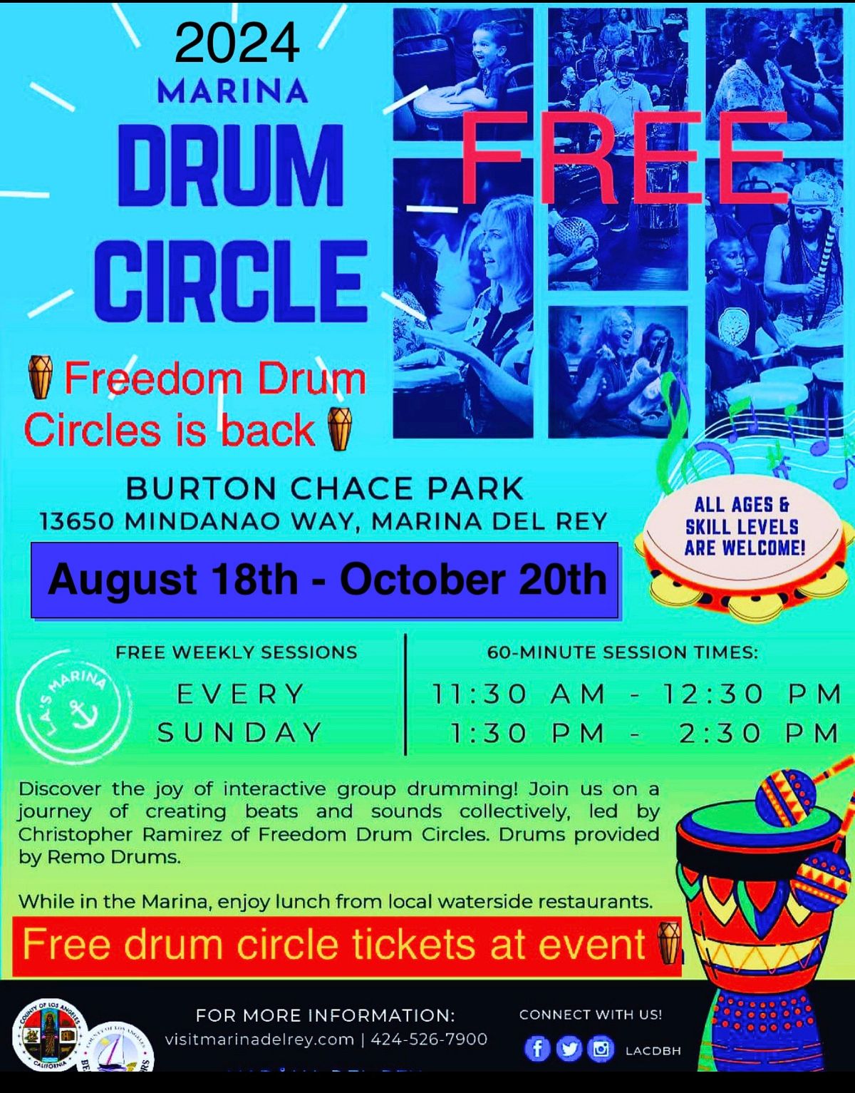 Free-Community Drum Circle\/MARINA DEL REY