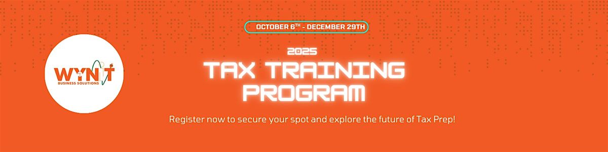 Wyn2It Tax Prep Training Program
