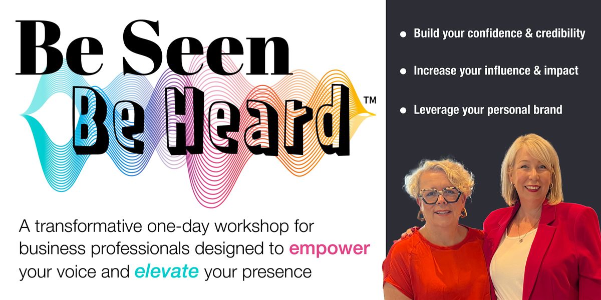 Workshop to boost confidence, presence and impactful communication