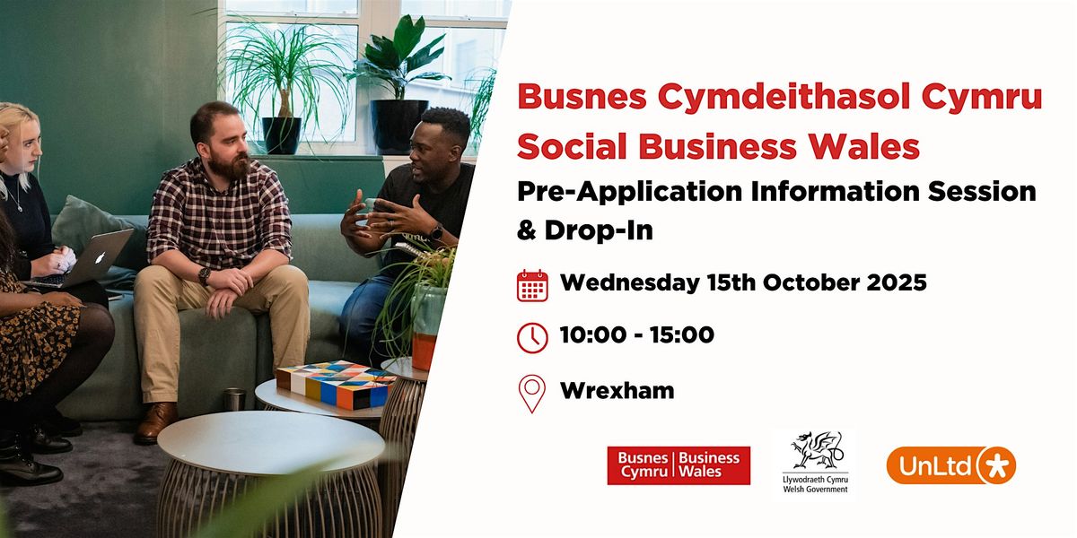 Social Business Wales Pre-Application Information Session and Drop-In