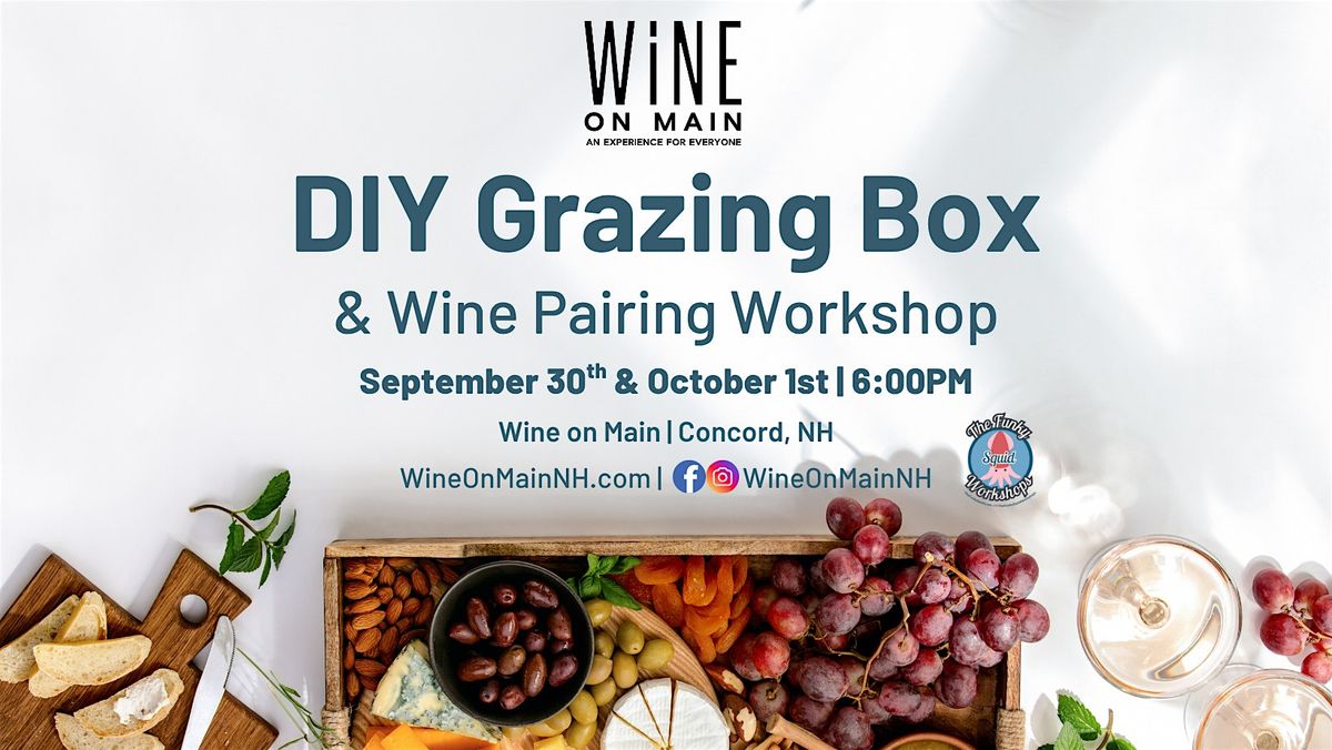 Charcuterie Workshop and Wine Tasting with The Funky Squid: TUES 9\/30