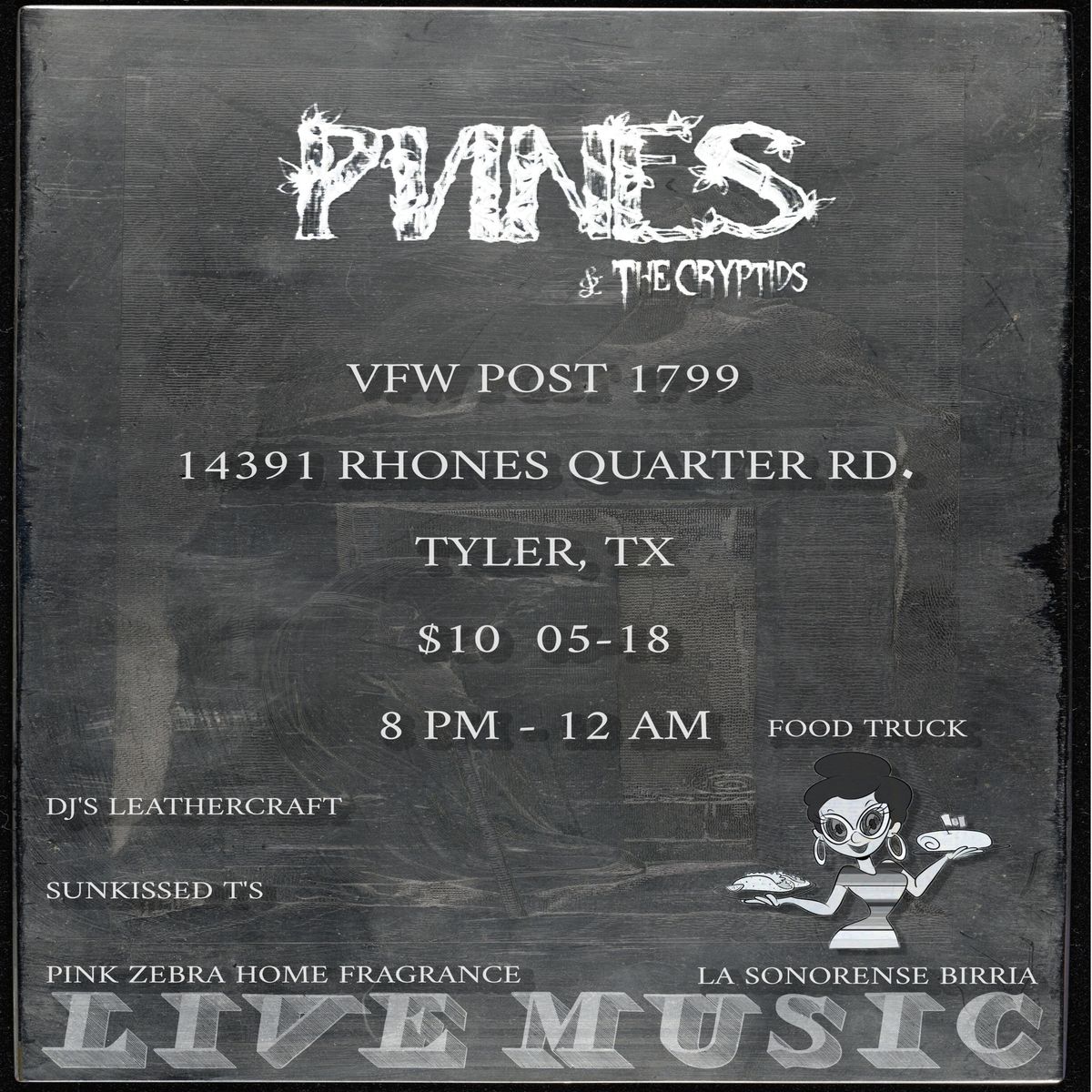 Live Country Music from PVINES & THE CRYPTIDS