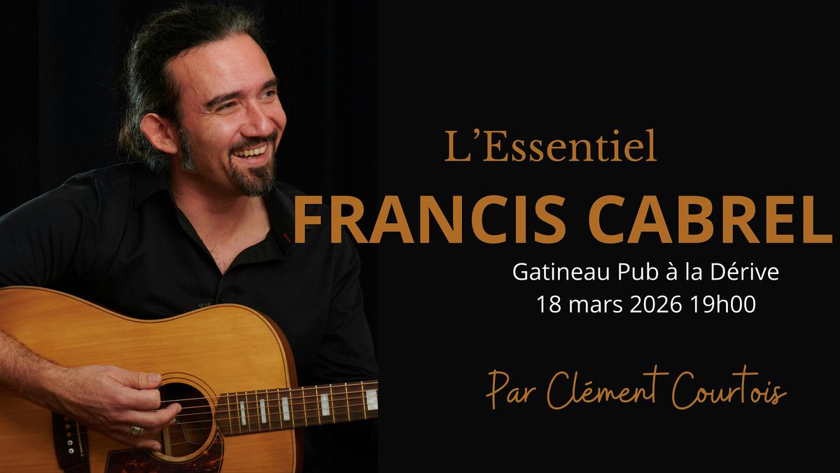 Francis Cabrel par Cl\u00e9ment Courtois
