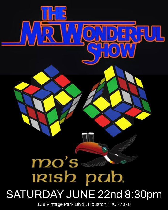 MR. WONDERFUL: The 80\u2019s Experience @ Mo\u2019s Irish Pub Vintage Park