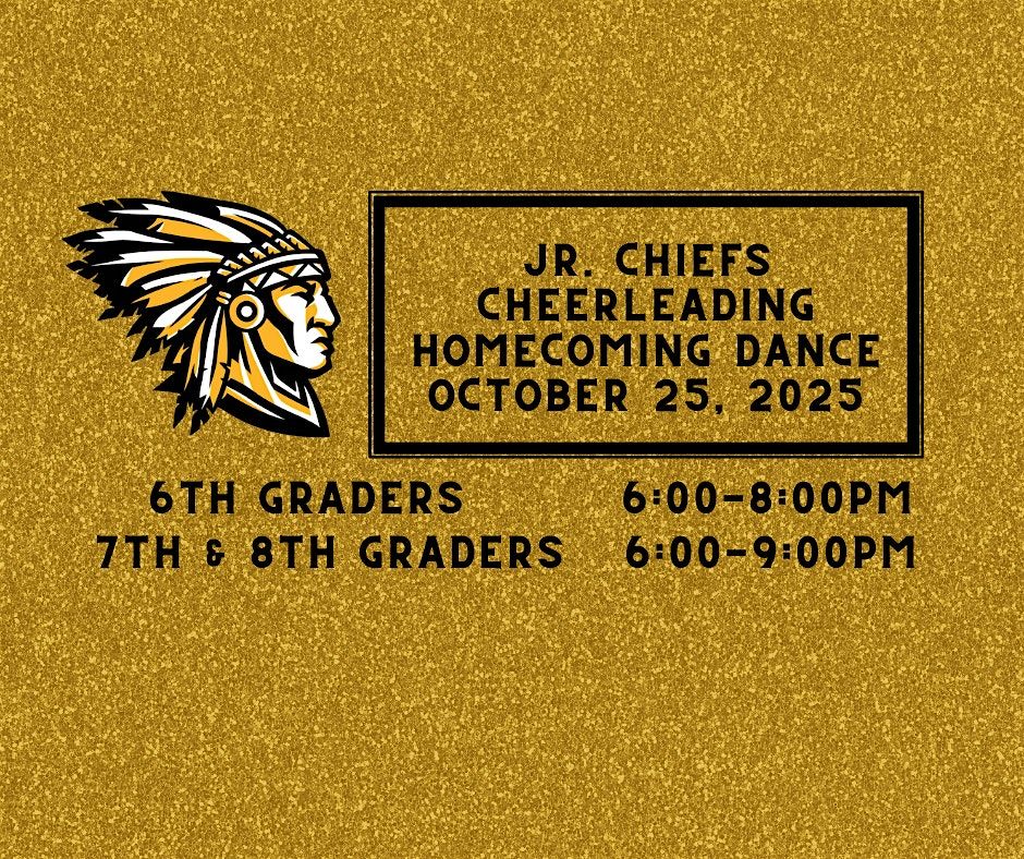 2025 Jr. Chiefs Cheerleading Homecoming