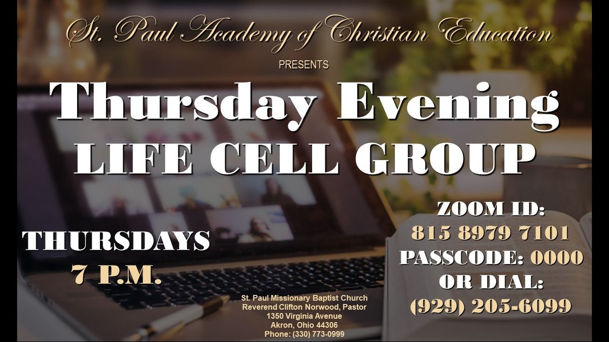 Life Cell Group | "Understanding the Purpose and Power of Prayer""