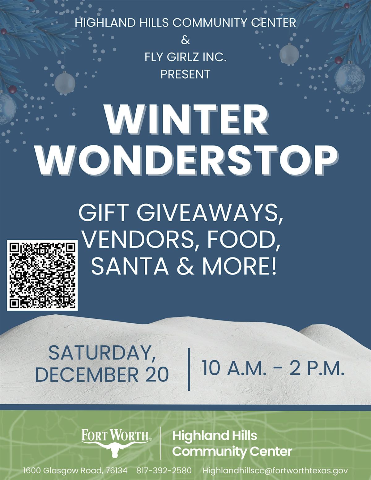 Highland Hills Community Center Winter Wonderstop