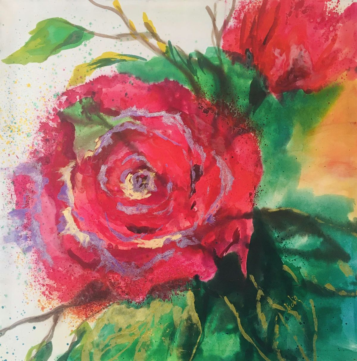 Magic Colors & Flowers: Silk painting Workshop