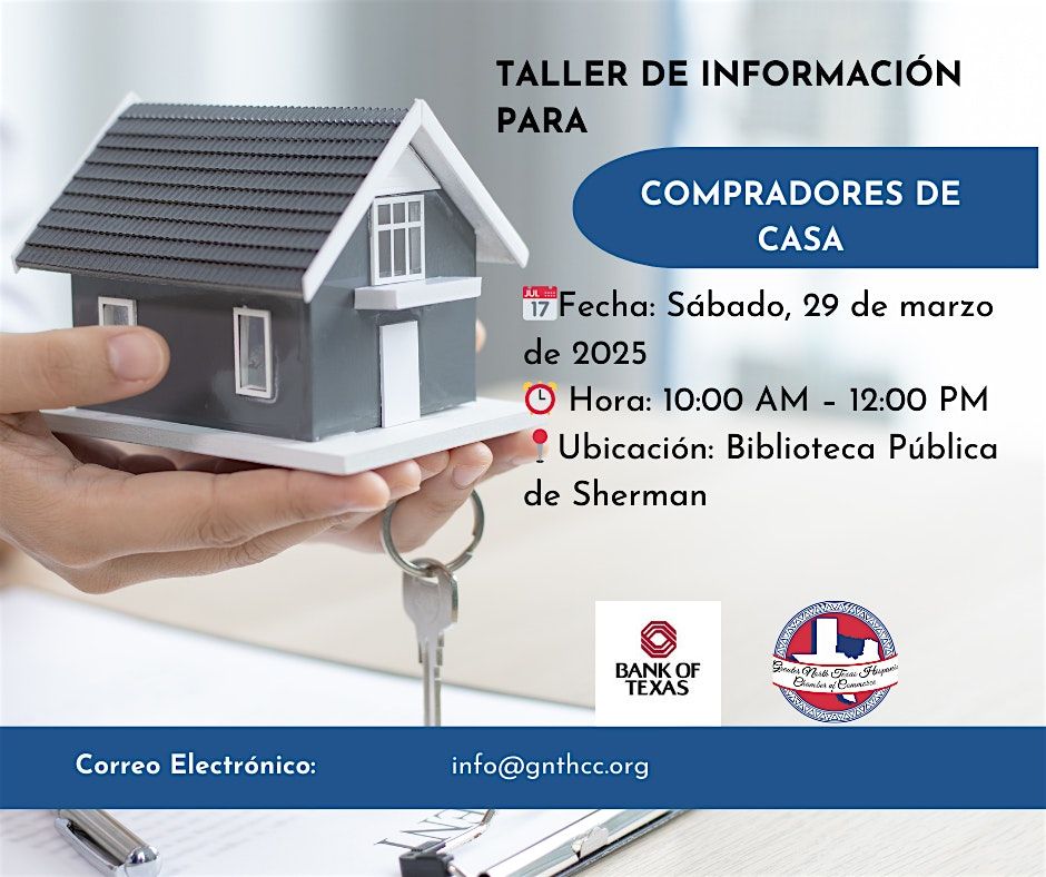 Homebuyers' Seminar- Taller de informaci\u00f3n para compradores de casa