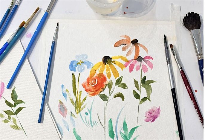 Floral Watercolor Workshop with Sarita Kamat
