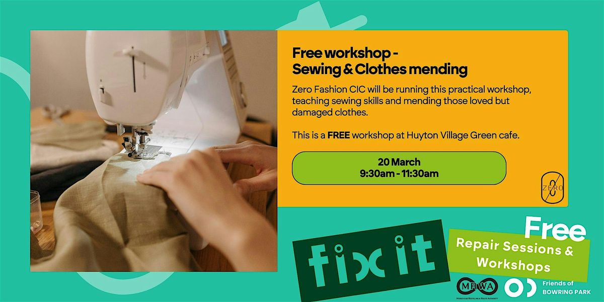 Free sewing & clothes mending workshop