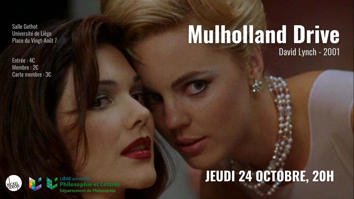 Projection de MULHOLLAND DRIVE - David Lynch