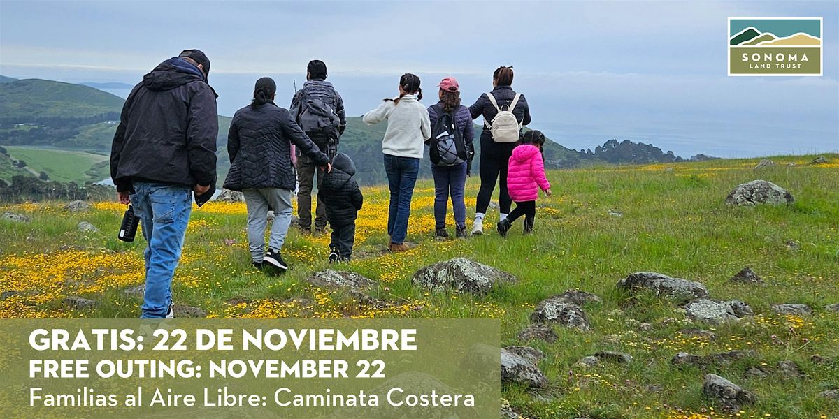 Familias al Aire Libre: Caminata Costera 11-22-25