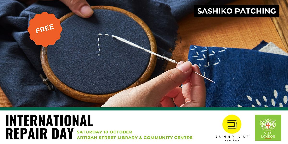 Free sashiko patching workshop