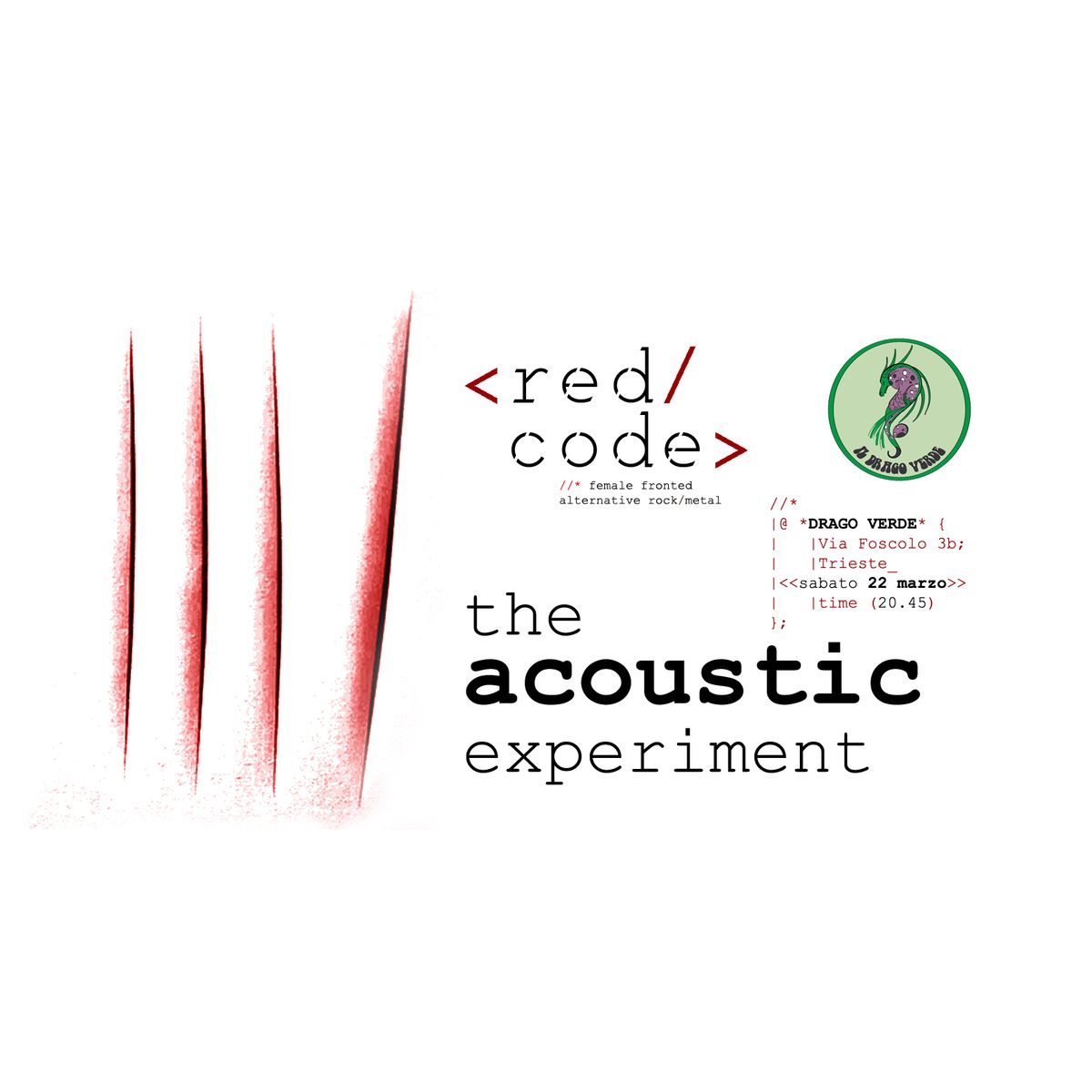 Red Code live @ Drago Verde [the acoustic experiment]