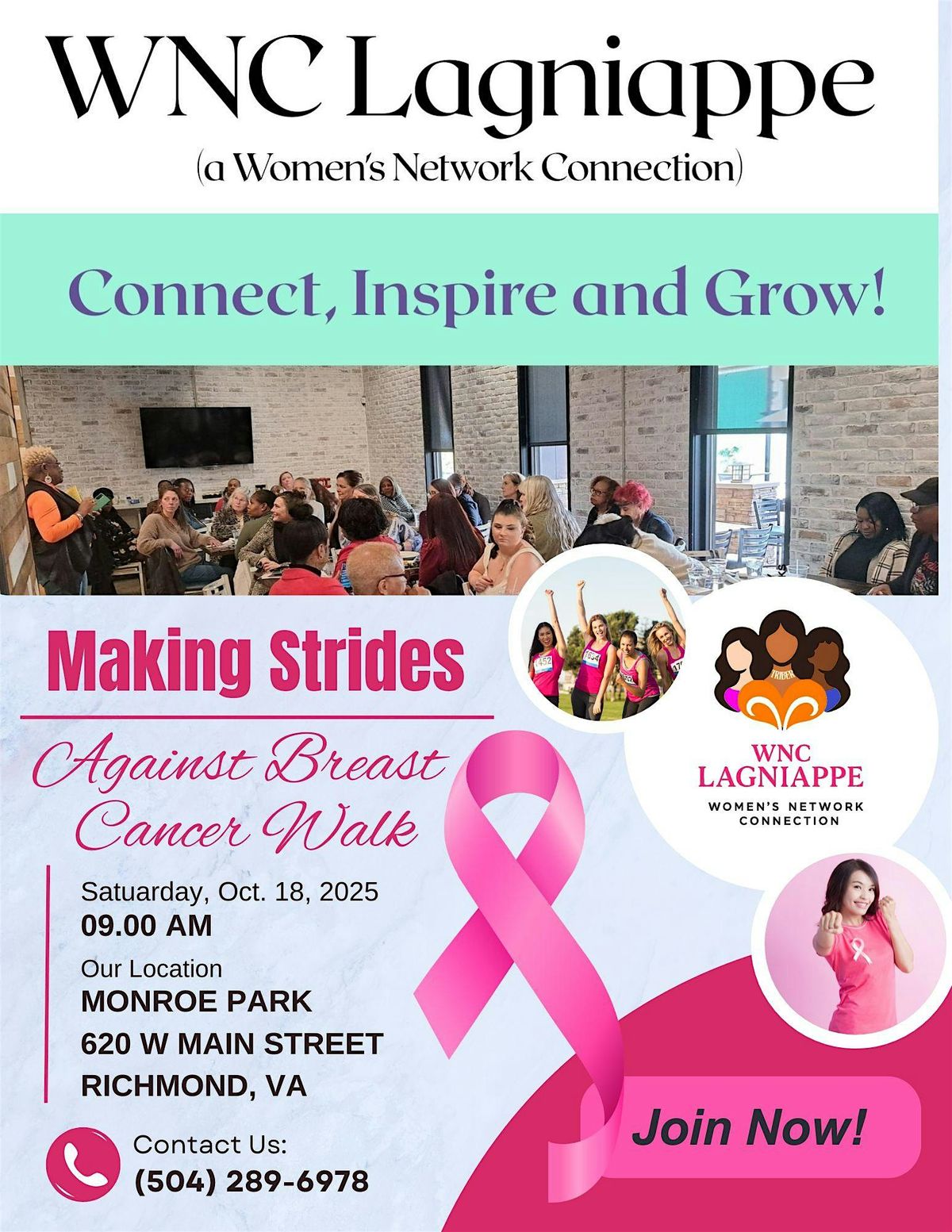 WNC Lagnaippe - Making Strides Against Breast Cancer Walk