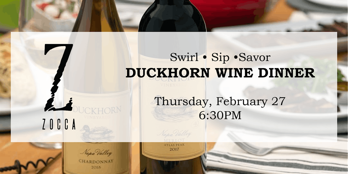 Duckhorn Vineyards Wine Dinner