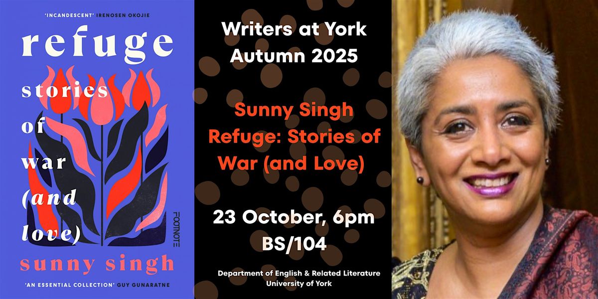 Sunny Singh: Refuge: Stories of War (and Love)