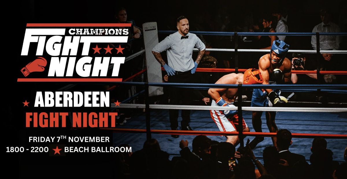 Fight Night Aberdeen: November 2025