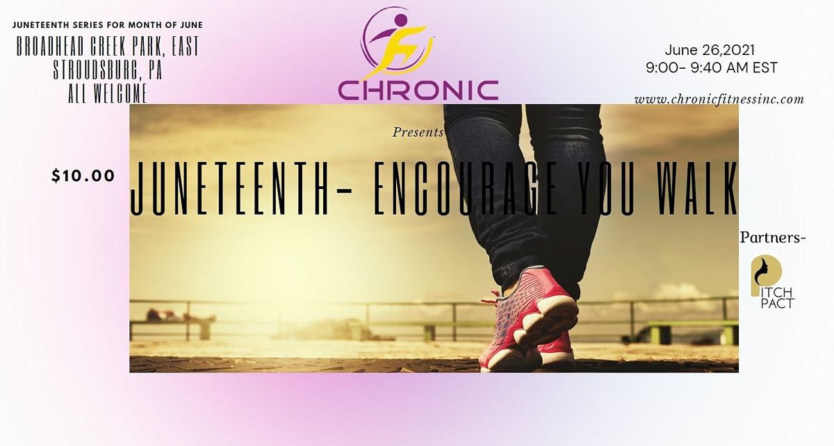 Encourage You Walk in The Burgs, Brodhead Creek Park, East