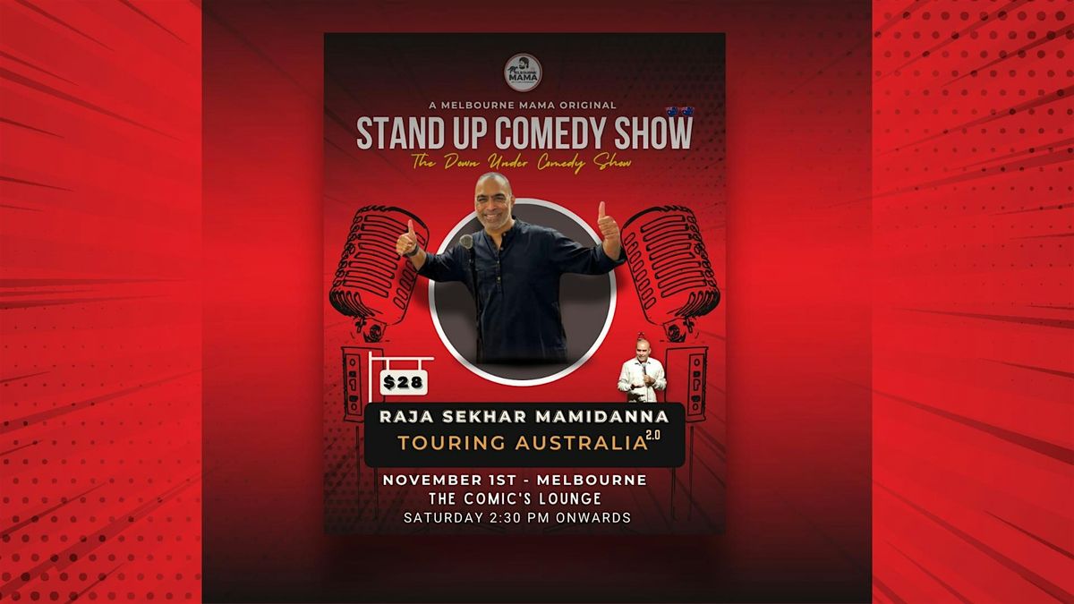Down Under Comedy Show 2.0 with Rajasekhar Mamidanna |Melbourne MAMA