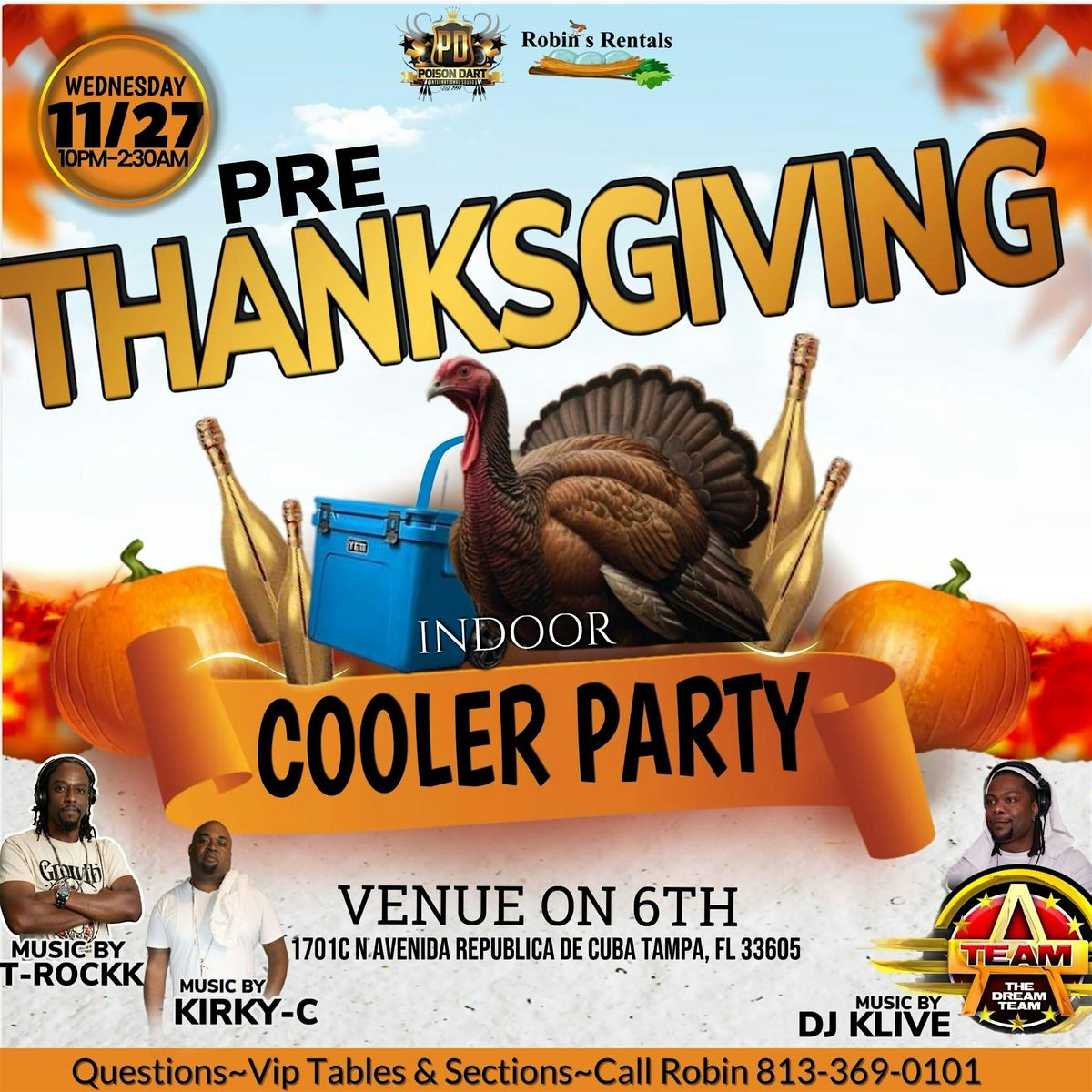 Thanksgiving cooler party