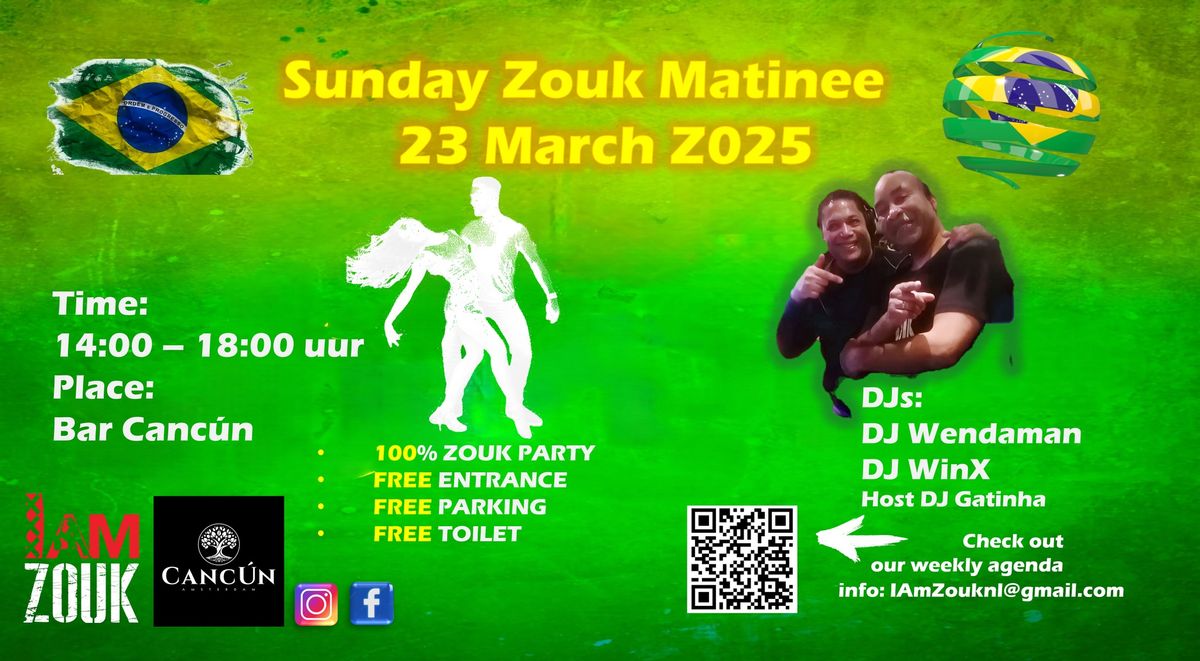 SUNDAY ZOUK MATINEE 23 MARCH