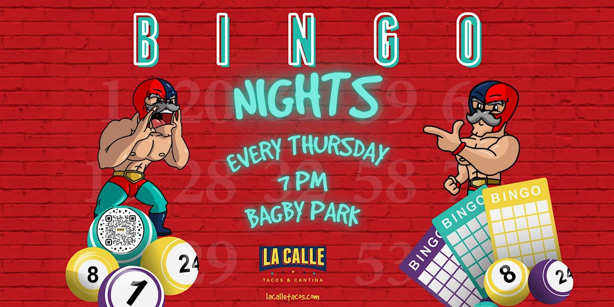 BINGO,TACOS & DRINKS \u2013 Prize Nights with Astros Giveaways at La Calle