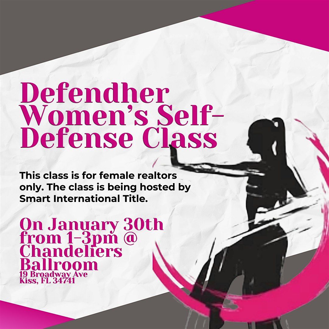 Realtor Women's Self Defense Class