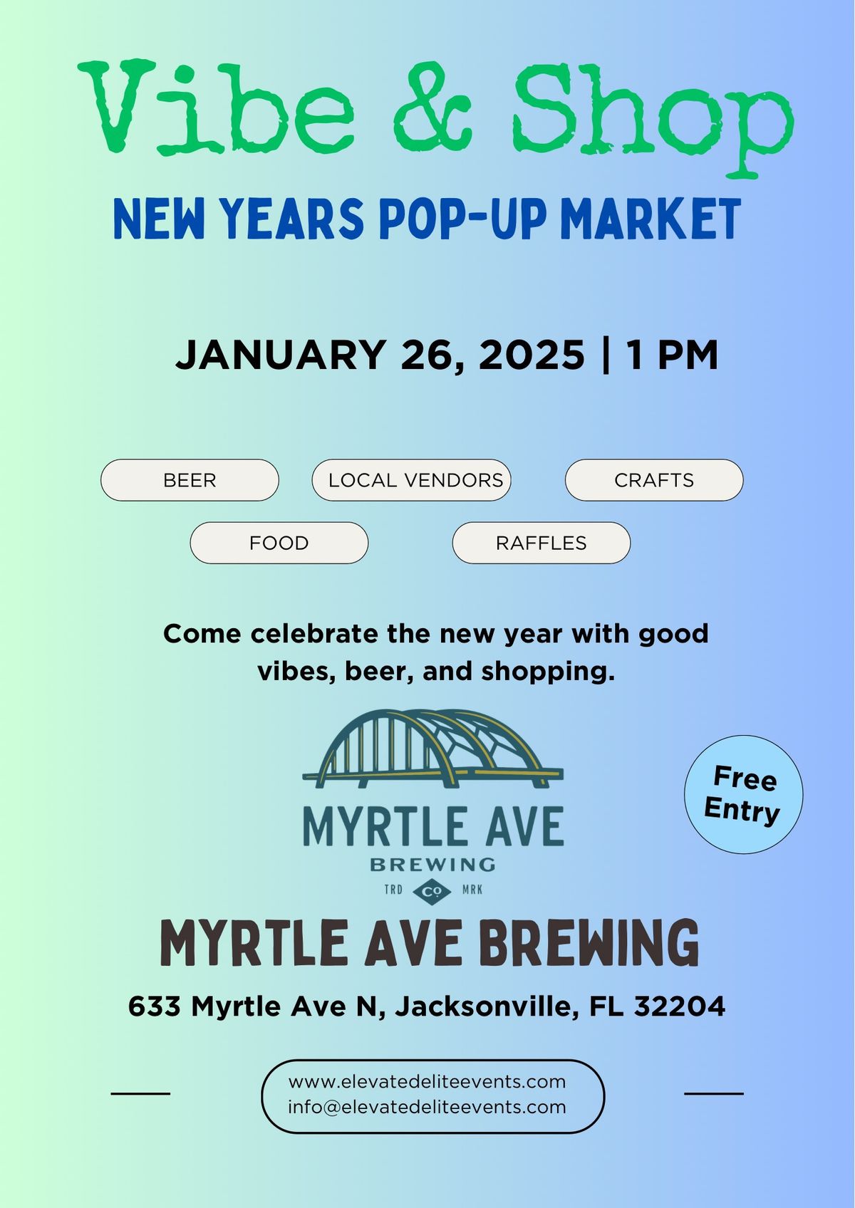 Vibe & Shop New Years Market