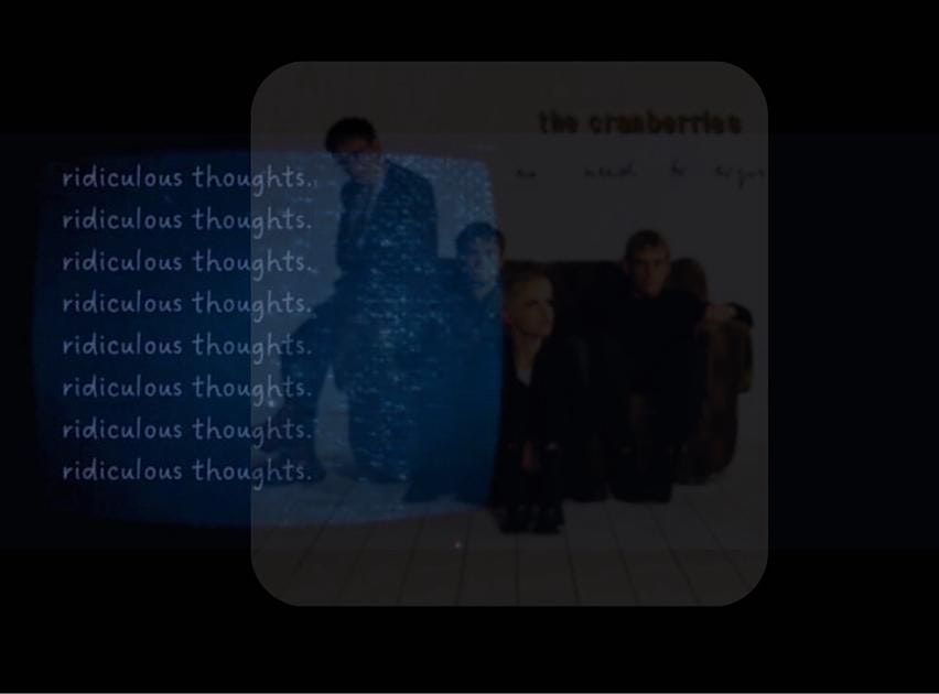 Ridiculous Thoughts LIVE CRANBERRIES