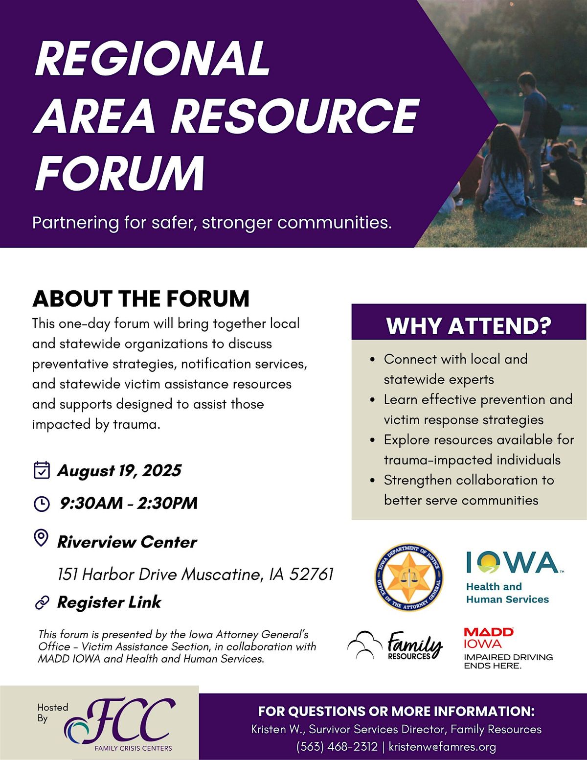 Regional Area Resource Forum