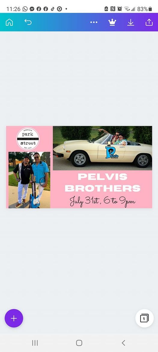 Pelvis Brothers At Park Street Restaurant Park Street Restaurant Mundelein 31 July 21