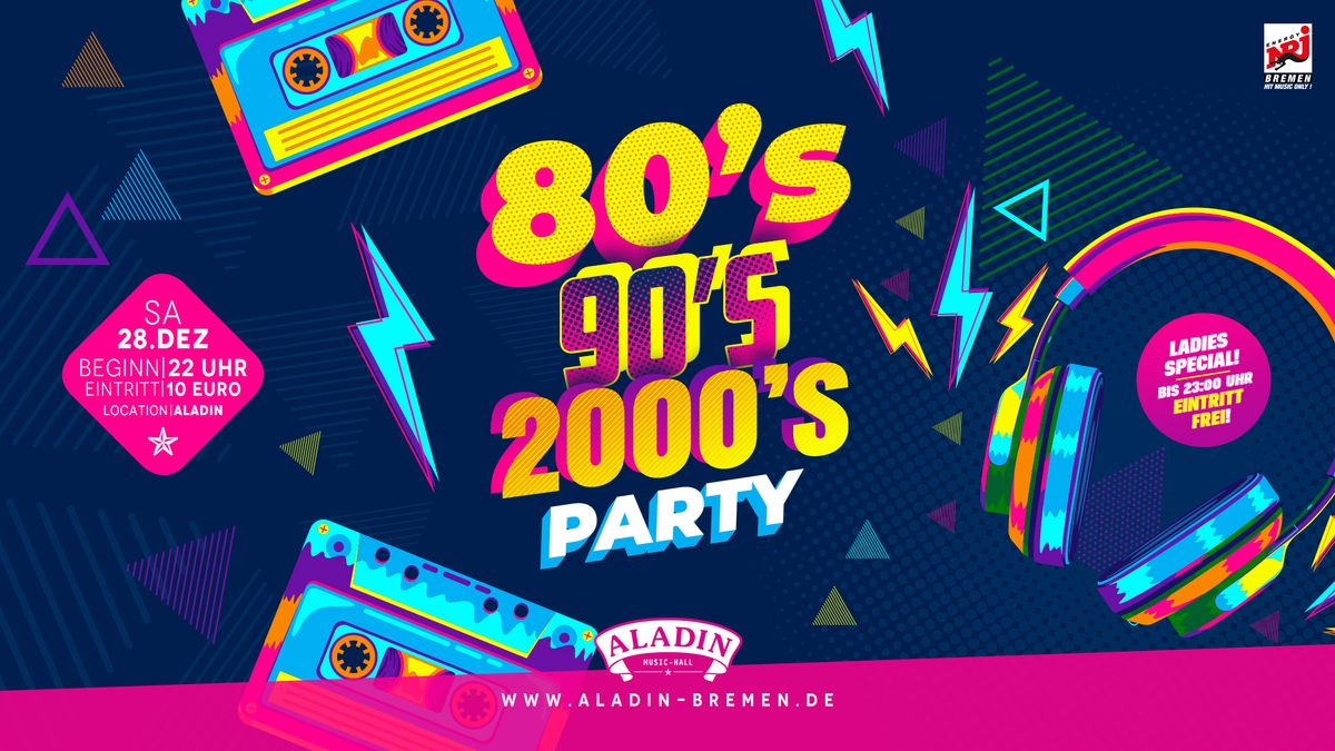 80\u2019s - 90\u2019s - 2000\u2019s Party