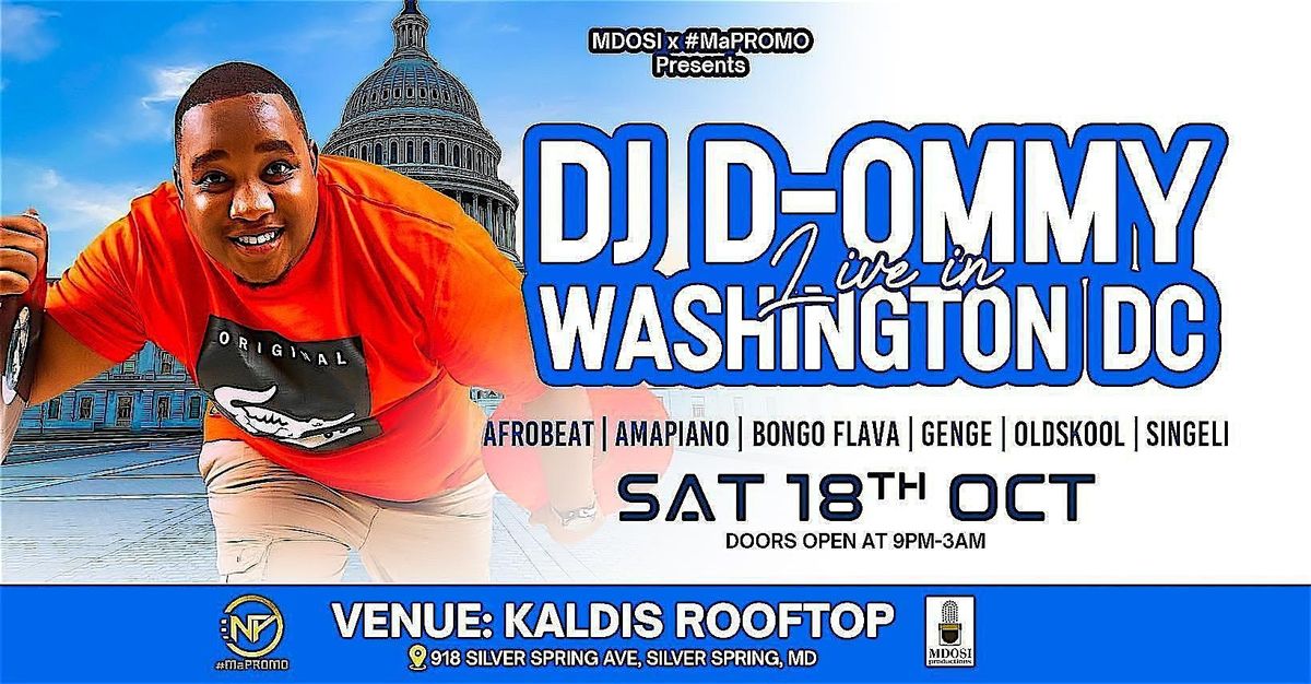 DJ D-OMMY LIVE & DIRECT IN WASHINGTON DMV
