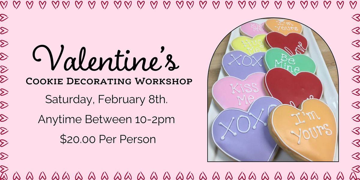 Valentines Cookie Decorating Workshop