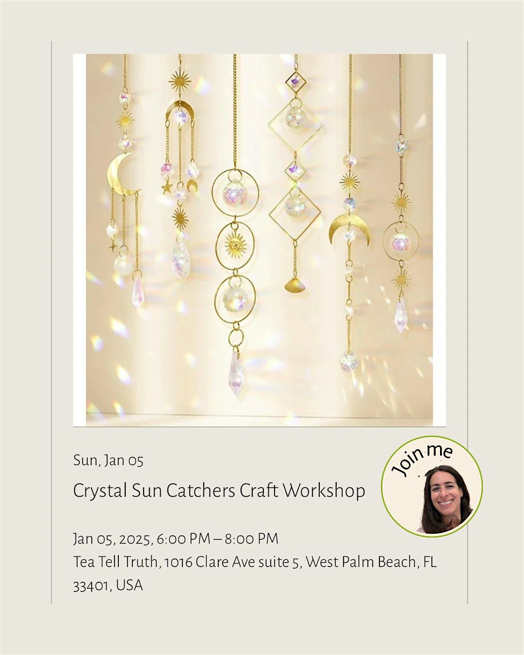 Crystal Sun-Catcher Art Experience