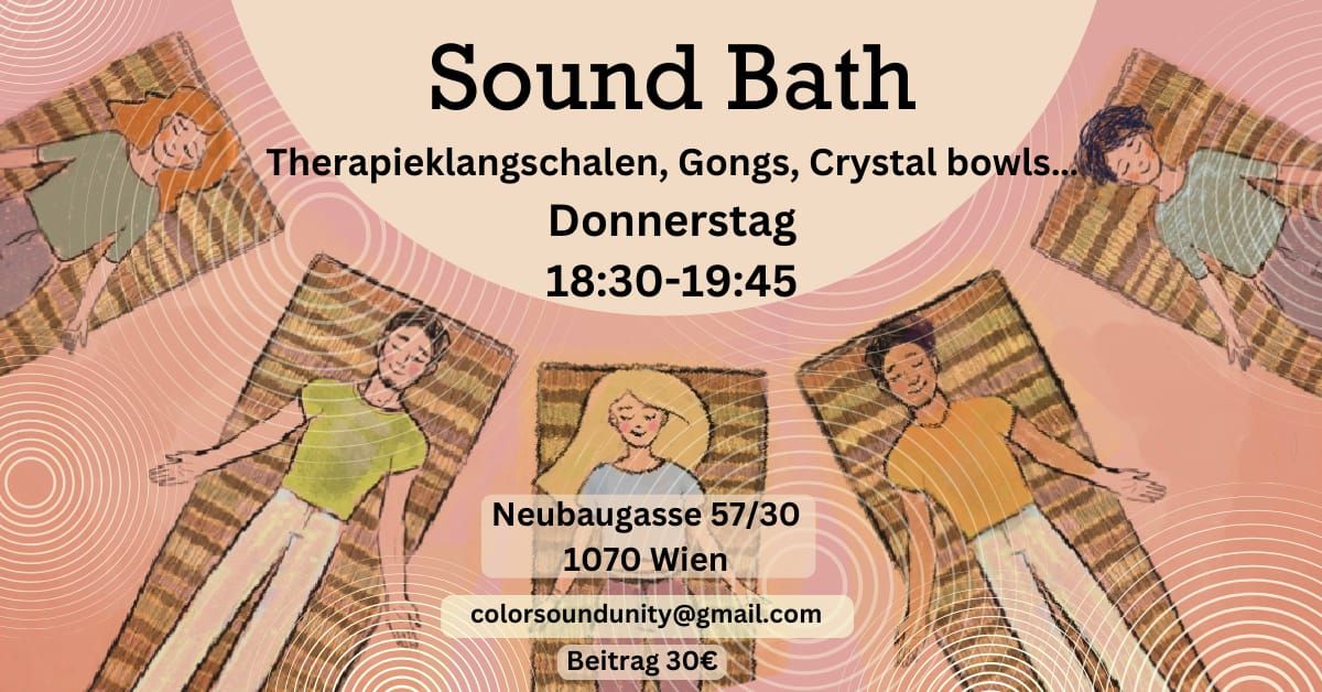 Sound Bath mit Therapieklangschalen, Gongs, Crystal Bowls\u2026