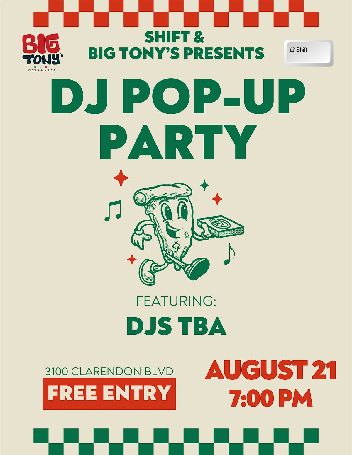 DJ POP-UP PARTY @ BIG TONY\u2019S