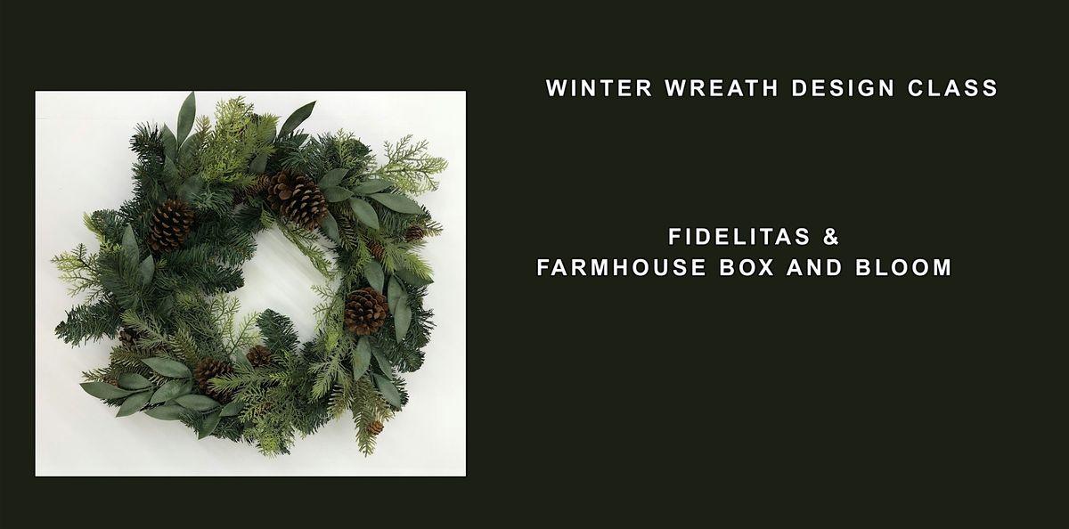 Fun and festive wreath making class
