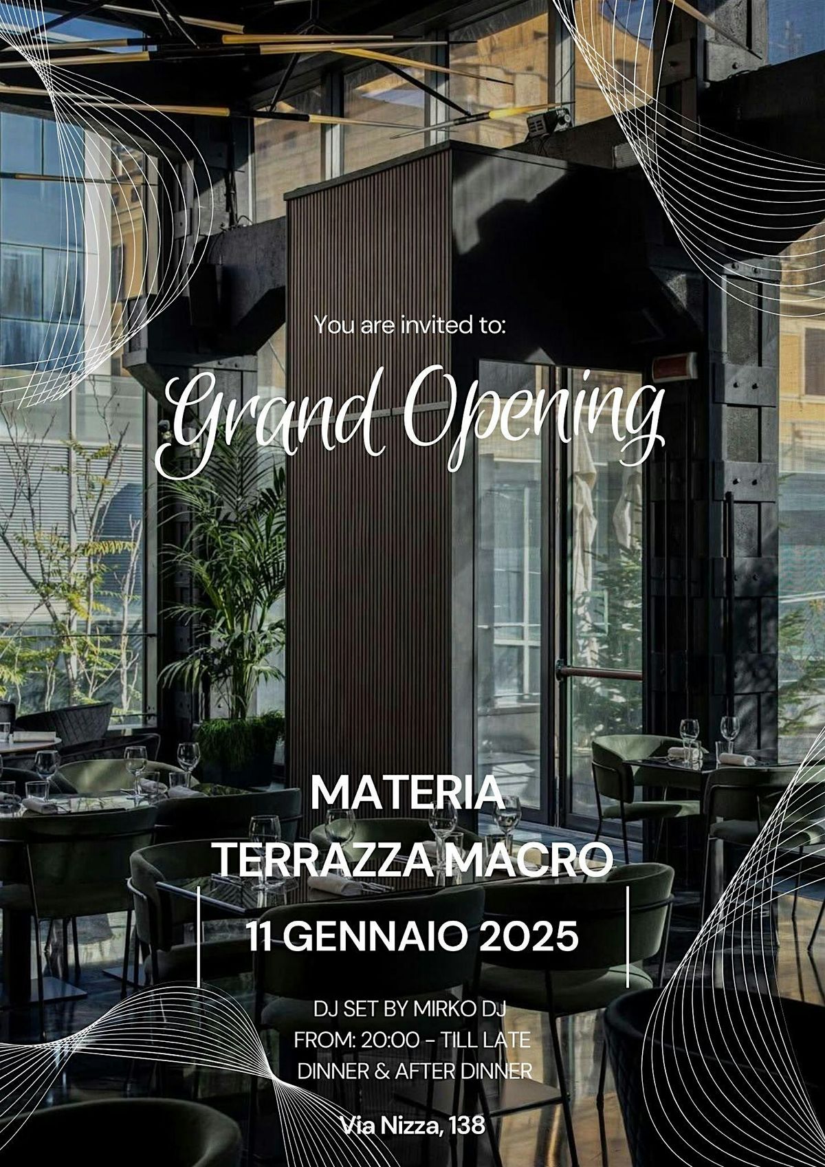 Grand Opening Terrazza Macro Museo ( PIazza Fiume)