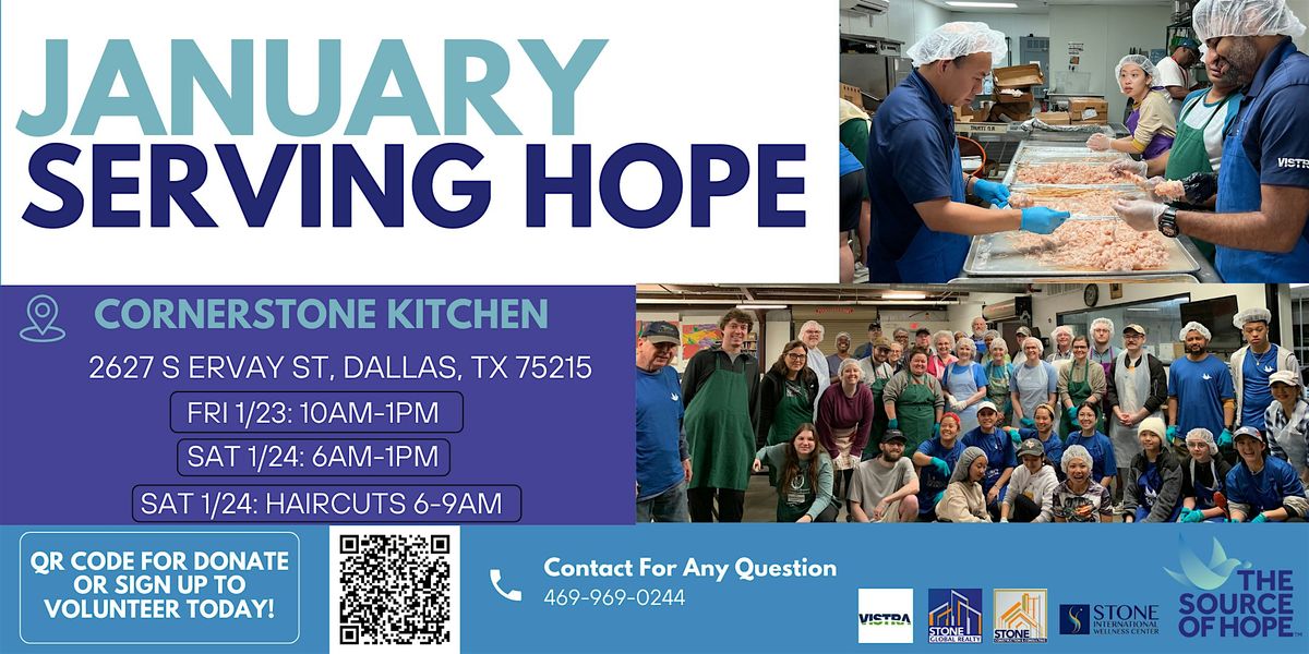January Volunteer Serving Hope