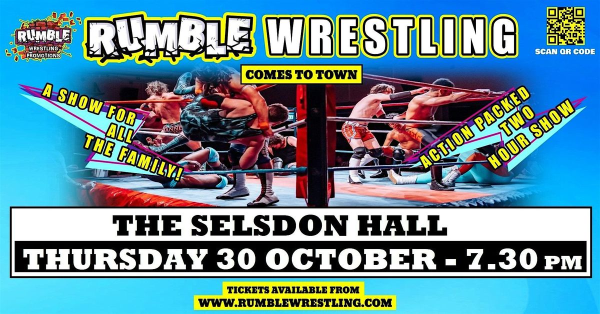 Rumble Wrestling  comes to Croydon - KIDS FOR A FIVER - Limited offer